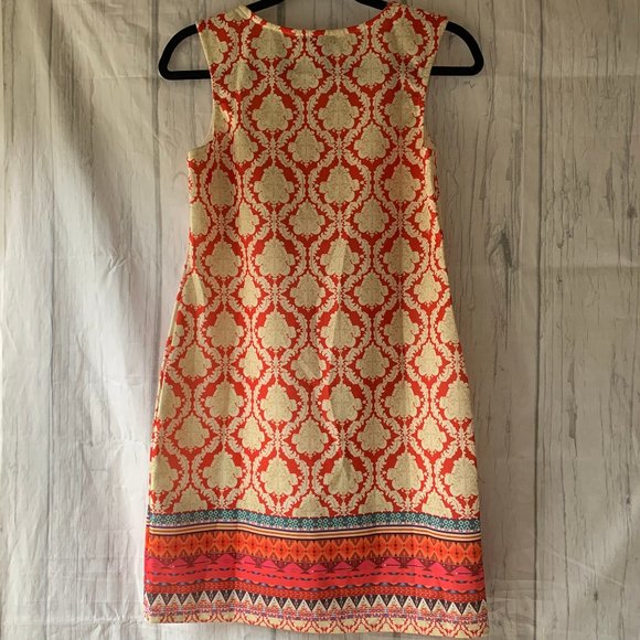 5th & Love Sleeveless Damask Pattern Shift Dress M - Picture 2 of 10